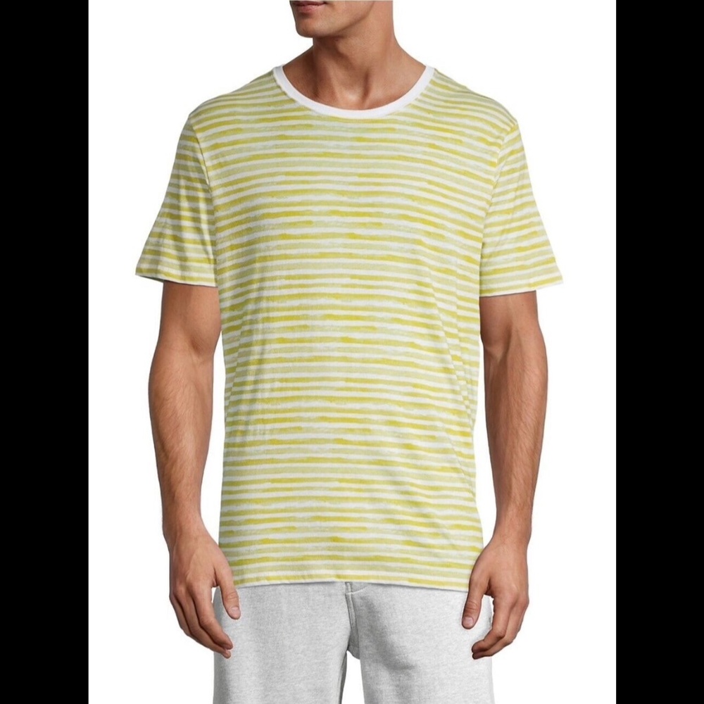 NWOT ATM Anthony Thomas Melillo Striped Watermark Jersey T-Shirt Size S